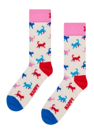 Happy Socks Unisex Kitten Love White