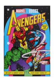 Happy Socks Unisex MARVEL Avengers Gift Set Black 6-Pack