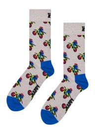 Happy Socks Unisex Motor Bike Grey