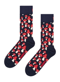 Happy Socks Unisex Mushroom Navy