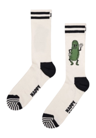 Happy Socks Unisex Pickles White
