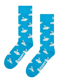 Happy Socks Unisex Swan Blauw