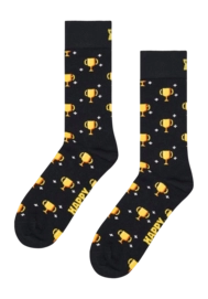 Happy Socks Unisex You Win Black