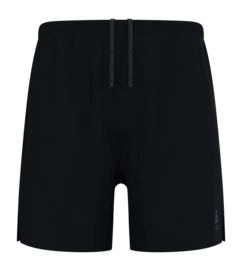 Hardloopbroek Odlo Men Essential 6 Inch Black Shorts Regular Fit