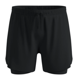 Hardloopbroek Odlo Men Zeroweight 5 Inch 2-in-1 Black Regular Fit