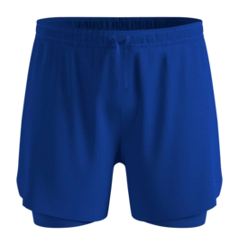 Hardloopbroek Odlo Men Zeroweight 5 Inch 2-in-1 Dazzling Blue Mazzarine Blue Regular Fit