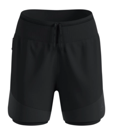 Hardloopbroek Odlo Women X-Alp Trail 5 Inch Black Regular Fit