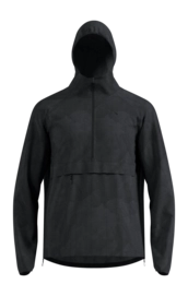 Hardloopjack Odlo Men Zeroweight Print Black Regular Fit