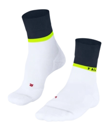 Hardloopsokken Falke Women RU4 Endurance Compression White Dark Navy