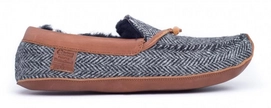 Pantoffels Bedroom Athletics Harry Grey/Black Herringbone