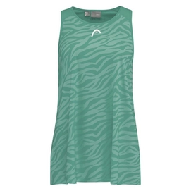 Tennis T-shirt HEAD Girls Agility Tanktop Nile Green Print