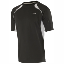 Tennisshirt HEAD Club M Technical Black