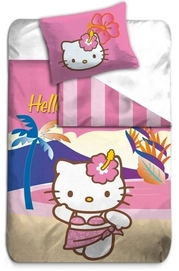 Dekbedovertrek Hello Kitty Beach Katoen