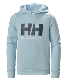 Trui Helly Hansen Junior HH Logo Hoodie Ice Blue