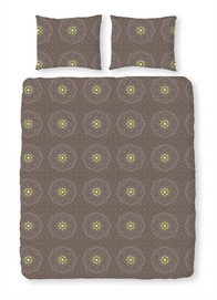 Dekbedovertrek Romanette Hexta Taupe Flanel