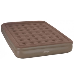 Air Mattress Vango Hi Rise Double Flocked Airbed Nutmeg