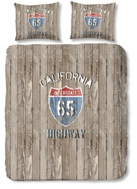 Dekbedovertrek Good Morning California Highway Katoen