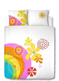 Dekbedovertrek HIP Rainbow Flowers