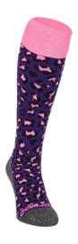 Hockeysok Brabo BC8450C Socks Cheetah Purple