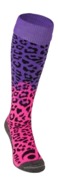 Hockeysok Brabo BC8450E Socks Cheetah Pink/Purple