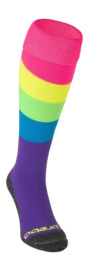 Hockeysok Brabo BC8690A Socks Full Rainbow Purple