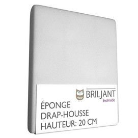 Drap-Housse Enfant Briljant Blanc (Eponge)