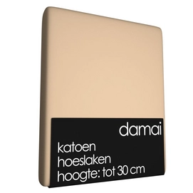 Drap-housse Damai Camel Coton