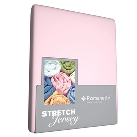 Drap-housse Romanette Rose (Jersey)