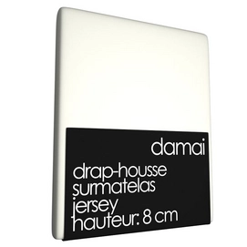 Drap-housse Surmatelas Damai 8 cm Ivoire (Jersey)