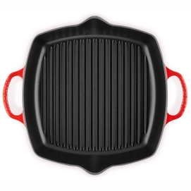 Hoge grillpan vierkant rood 4