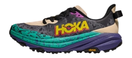Basket sHoka Homme M Speedgoat 6 Oatmeal / Mountain Iris