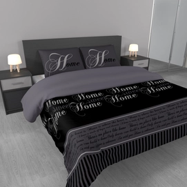Dekbedovertrek Ambianzz Home Zwart Satijn