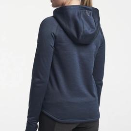 hoodie zip women blue 3