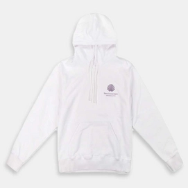 Pull à Capuche New Amsterdam Surf Association Homme Logo Hoodie White Lilas