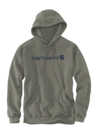 Hoodie Carhartt Herren Marquette Logo Dusty Olive