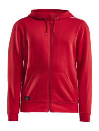 Hoodie Craft Men Community FZ Bright Red