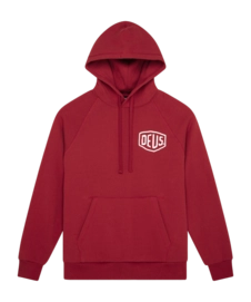 Hoodie Deus Men Milano Address Lava Falls Red
