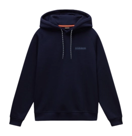 Hoodie Napapijri Men B-Back Graphic Blu Marine