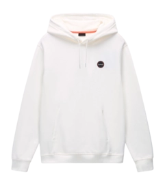 Hoodie Napapijri Men B-Badge White Heron