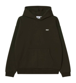 Hoodie Obey Bold Icon Extra Heavy Herren Rosin