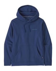 Hoodie Patagonia Men Boardshort Logo Uprisal Hoody Clement Blue