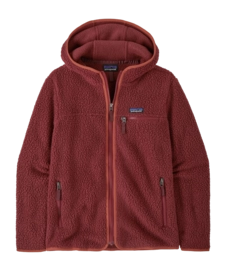 Hoodie Patagonia Women Retro Pile Hoody Sequoia Red