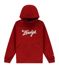 Hoodie The New Orignals Men Zeedijk Double Pocket Barbados Cherry