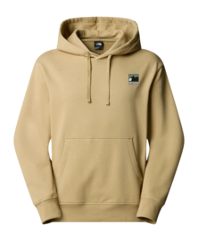 Hoodie The North Face Men Mountain Logo Relaxed Hooded Sweatshirt Khaki Stone