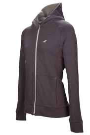Tennisvest Babolat Core Hood Sweat Girl Dark Grey