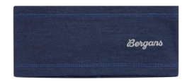 Hoofdband Bergans Kids Bergans Wool Headband Navy Blue/Solid Grey (Maat 50)