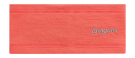 Hoofdband Bergans Kids Bergans Wool Headband Peachy Red (Maat 52)