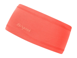 Hoofdband Bergans Unisex Wool Headband Peachy Red (Maat 56)