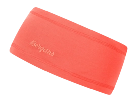 Hoofdband Bergans Unisex Bergans Wool Headband Peachy Red (Maat 58) 30 g