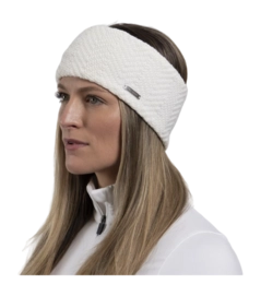 Hoofdband KJUS Women Frost Headband White KJUS Premium Wool